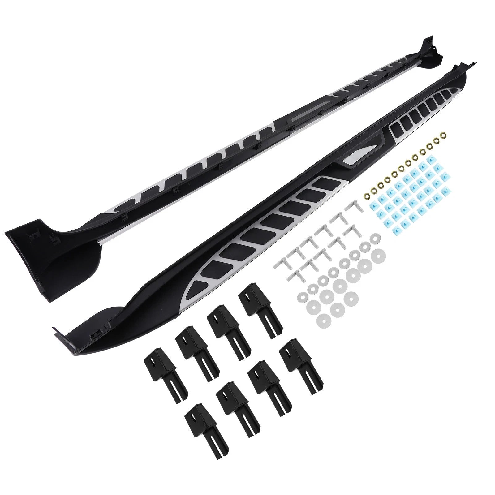 Set of 2 Black Aluminum Running Boards for Kia Carnival (2022–2026)