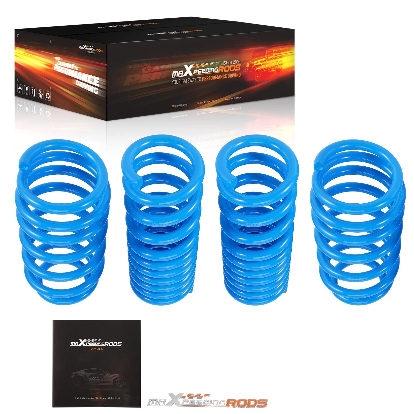 2.2"F/2.2"R Lowering Springs for Dodge Challenger 08-23 V6 V8