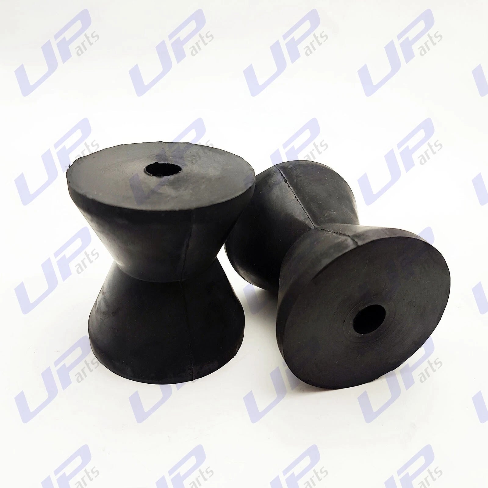 2 Pack Bow Stop Rollers for Boat Trailer (4 Inch Mounting Width)