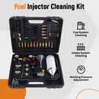 Fuel Injector Cleaner Tool Kit for US EU Asian Cars (12V Gas Vehicle)