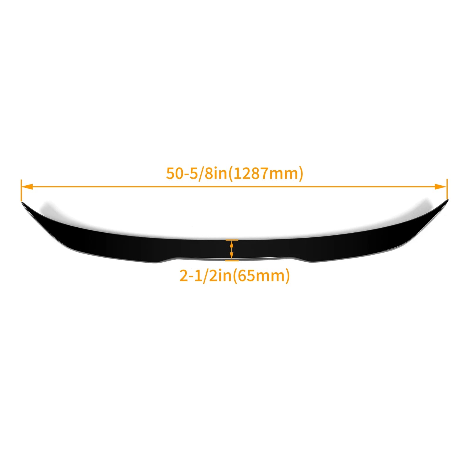 Gloss Black Trunk Spoiler for BMW 5-Series G30 (2017-2023)