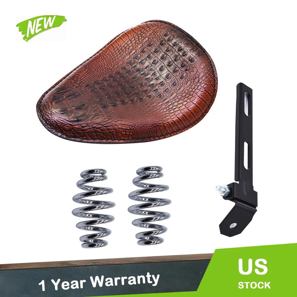 Leather Solo Seat for Honda Bobber Chopper (YYYY–YYYY)