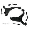 Front Lower Suspension Control Arms Tie Rod Ends for Kia Sorento (2011–2013)