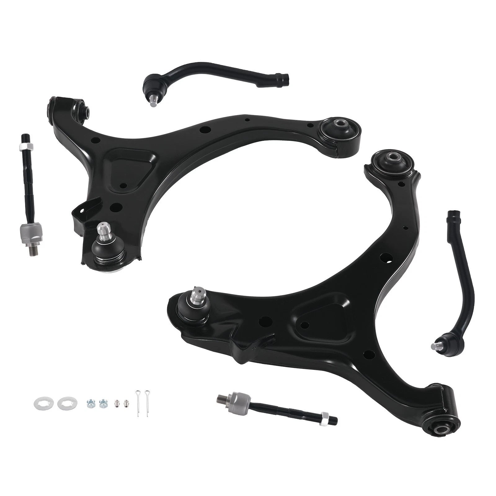 Front Lower Suspension Control Arms Tie Rod Ends for Kia Sorento (2011–2013)