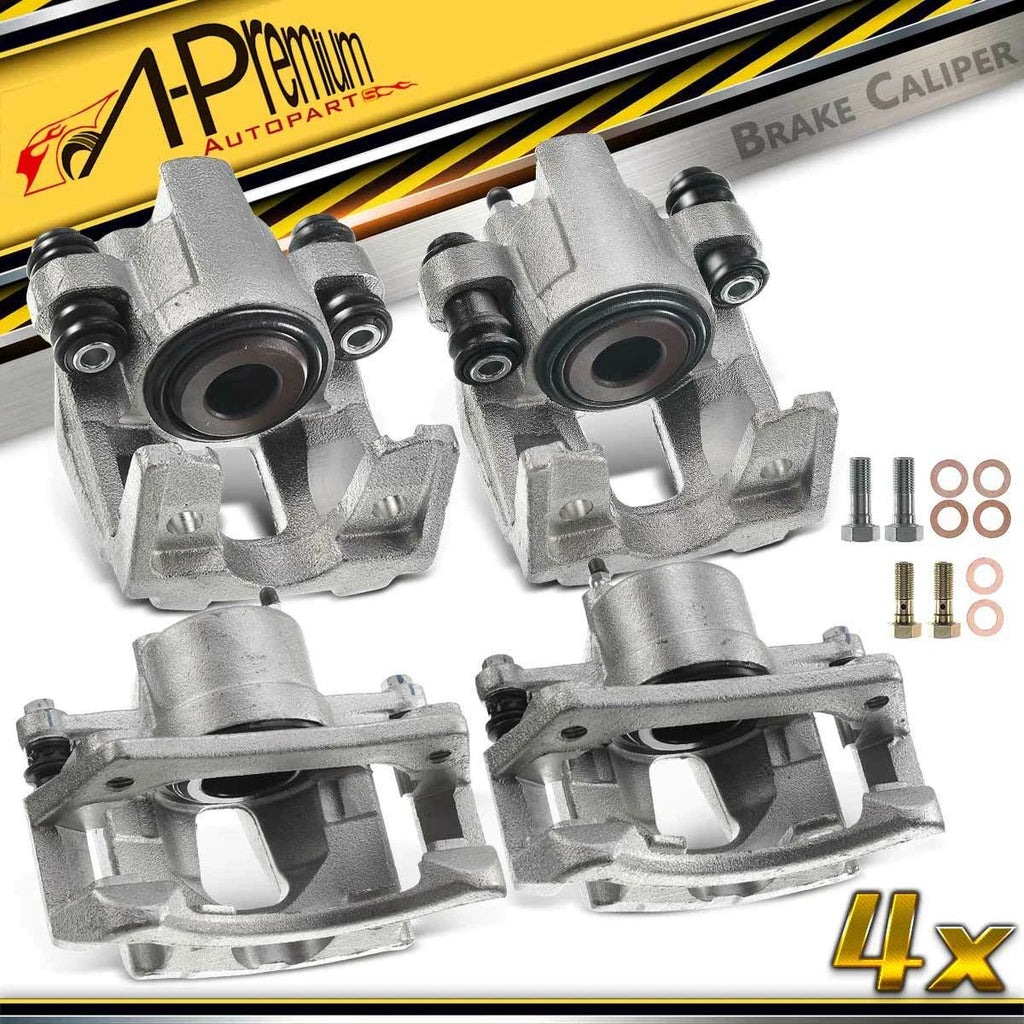 Set of 4 Brake Calipers for Jeep Liberty (2003–2007)
