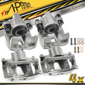 Set of 4 Brake Calipers for Jeep Liberty (2003–2007)