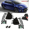 Set of 2 Fog Lamps with Harness for Toyota Corolla SE XSE (2017–2019)
