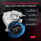 AC Compressor with 6-Groove Pulley for Lincoln Continental (2017–2020)