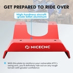 Rear Swingarm Skid Plate Cover Guard for Yamaha YFZ450R (2009–2024)