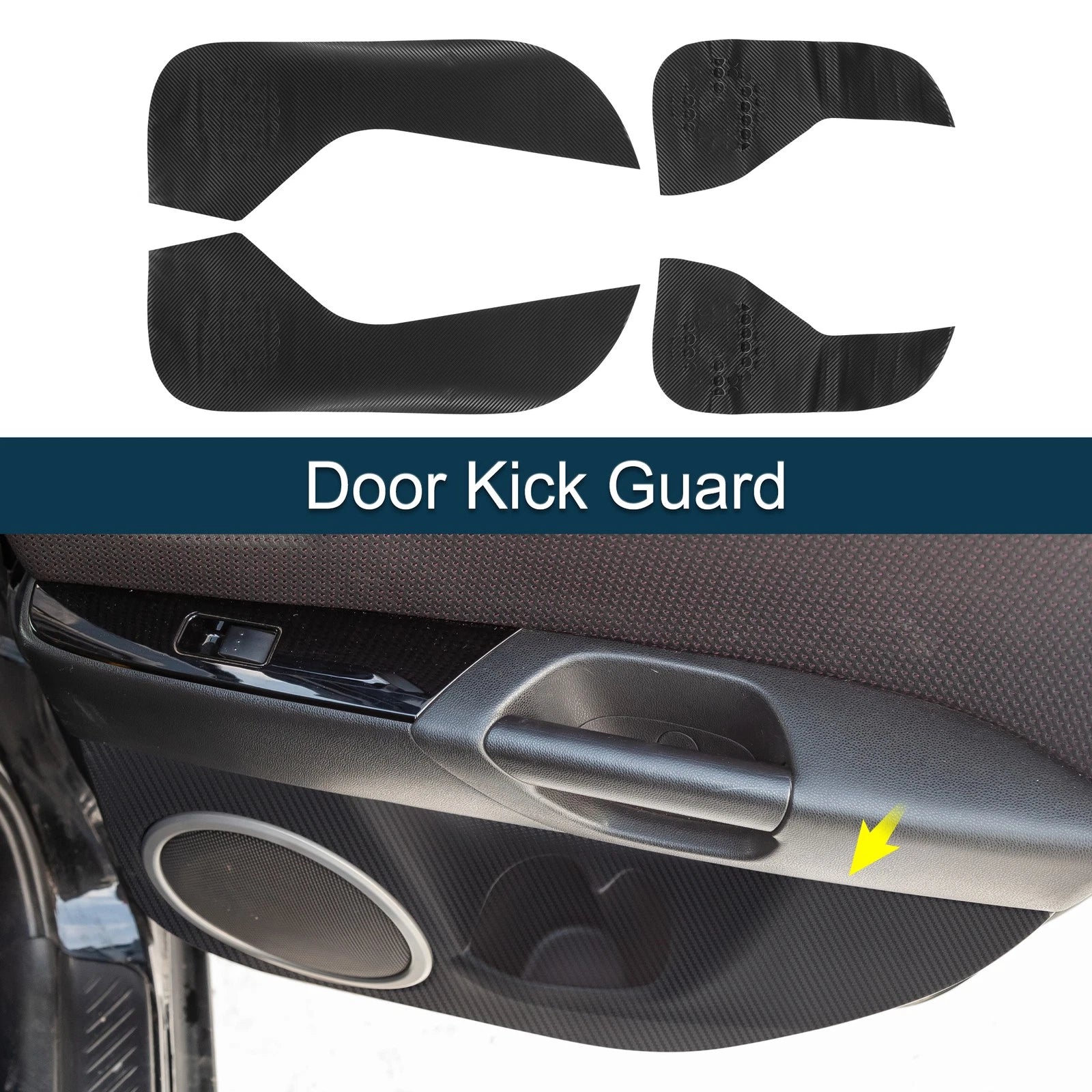Set of 1 Door Kick Guard for Mazda CX-5 (2013–2016) Front Rear Driver Passenger