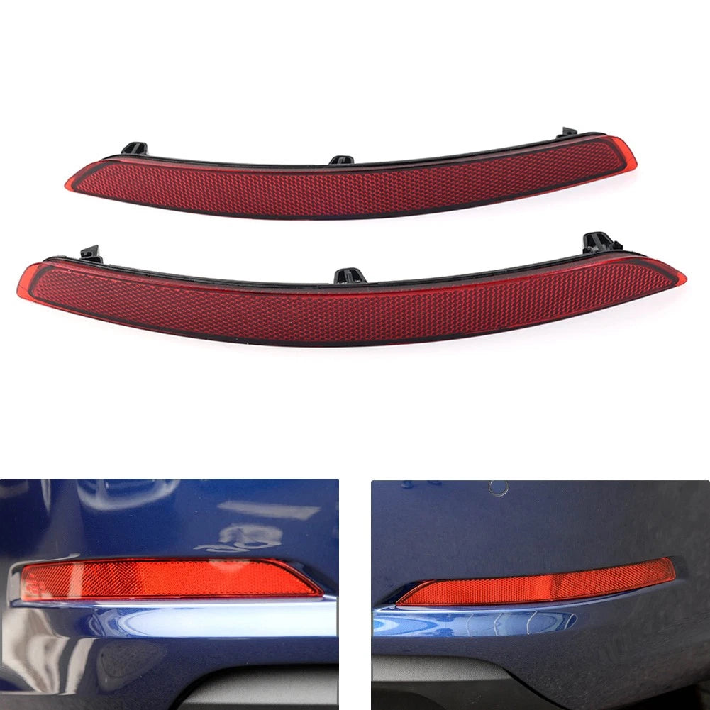 Rear Bumper Reflector Tail Light Bars for Audi A3 Sedan Cabriolet (2012–2016)