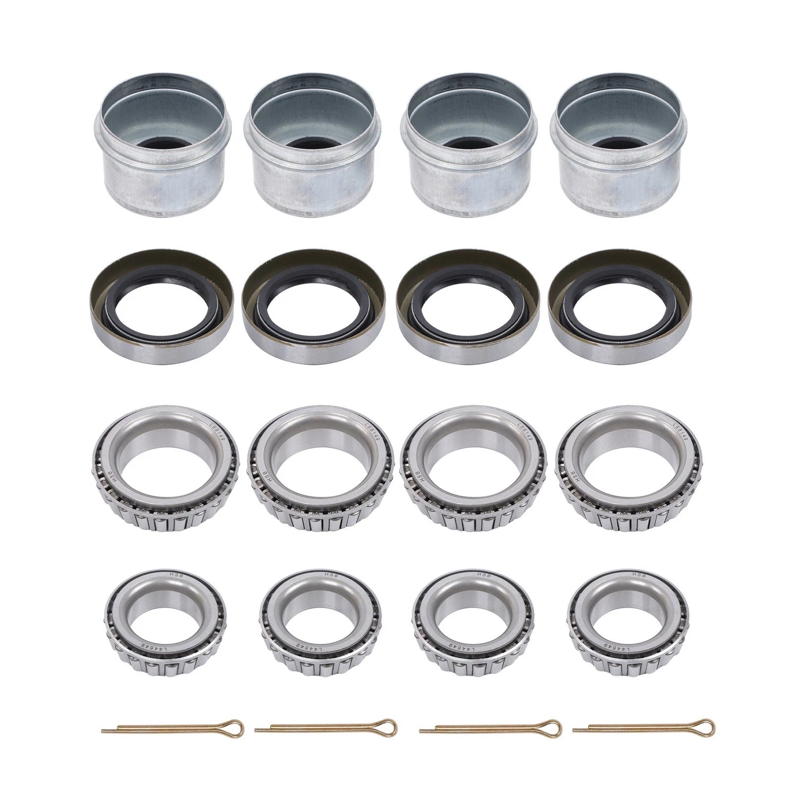 3500lbs Axle Kit for Boat Trailer (Galvanized, 5 Lug, 5 on 4.5")