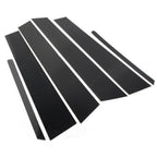 Set of 6 Door Trim Pillar Posts Cover Kit for KIA Optima (2011–2015) Gloss Black