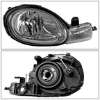 Pair Chrome Headlights for Dodge Chrysler Neon (2000-2002)