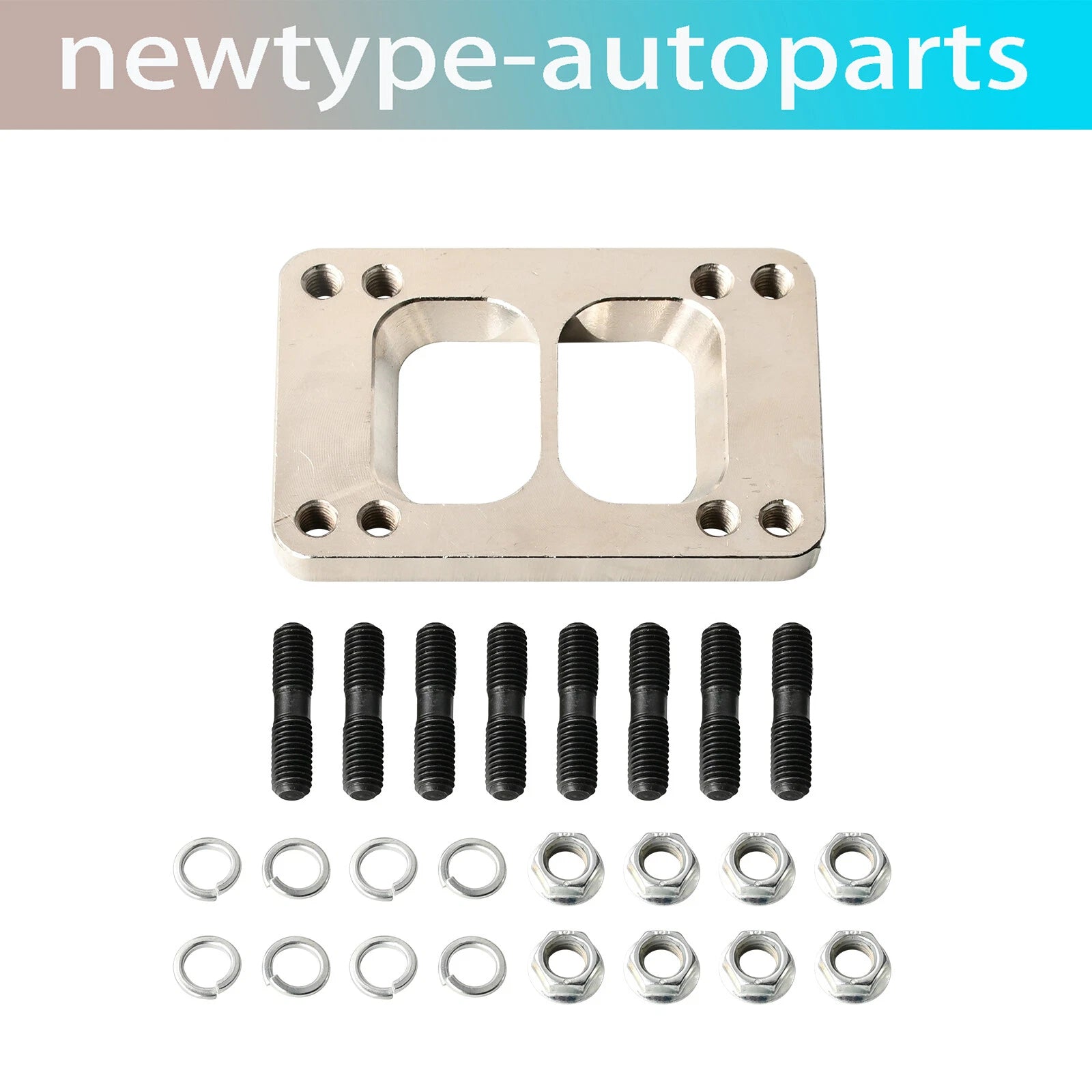 T4 to T6 Inlet Adapter Turbo Flange for S300 S400 (NO Transition Stud Kit)