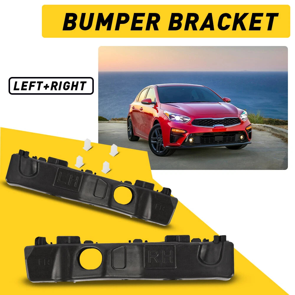 Set of 2 Front Bumper Bracket Retainers for Kia Forte (2019–2021)