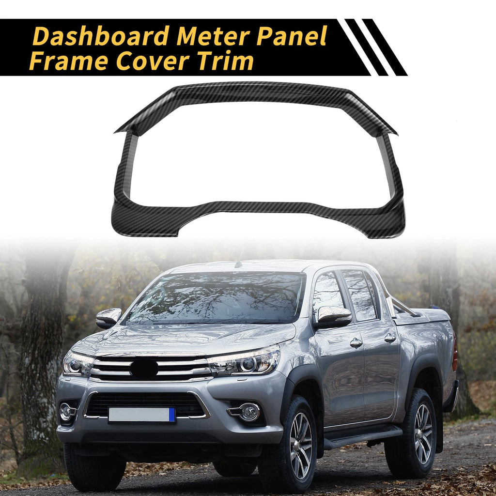 Carbon Fiber Dashboard Meter Panel Frame Cover for Toyota Tundra (2022–2024)