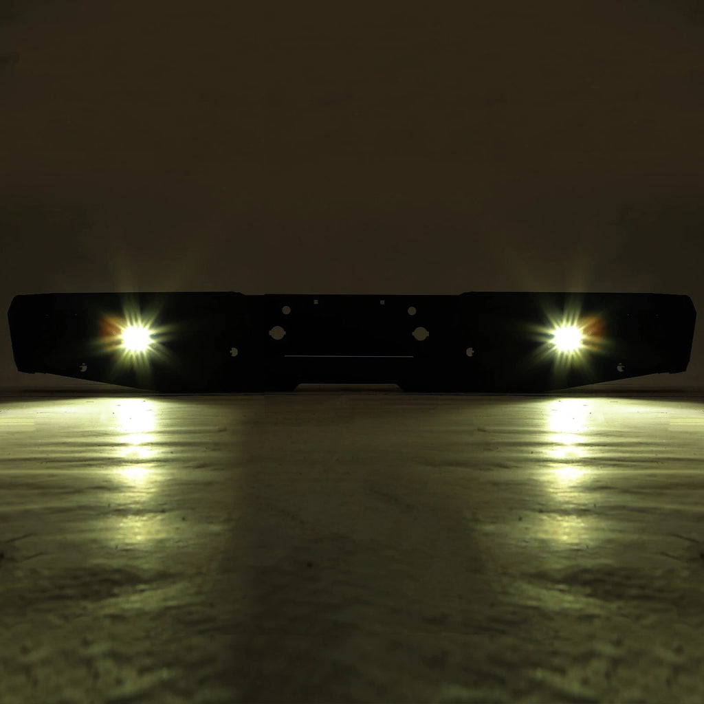 Set of 2 Steel Powder-Coated Bumpers for Ford F250 F350 (2008–2010)