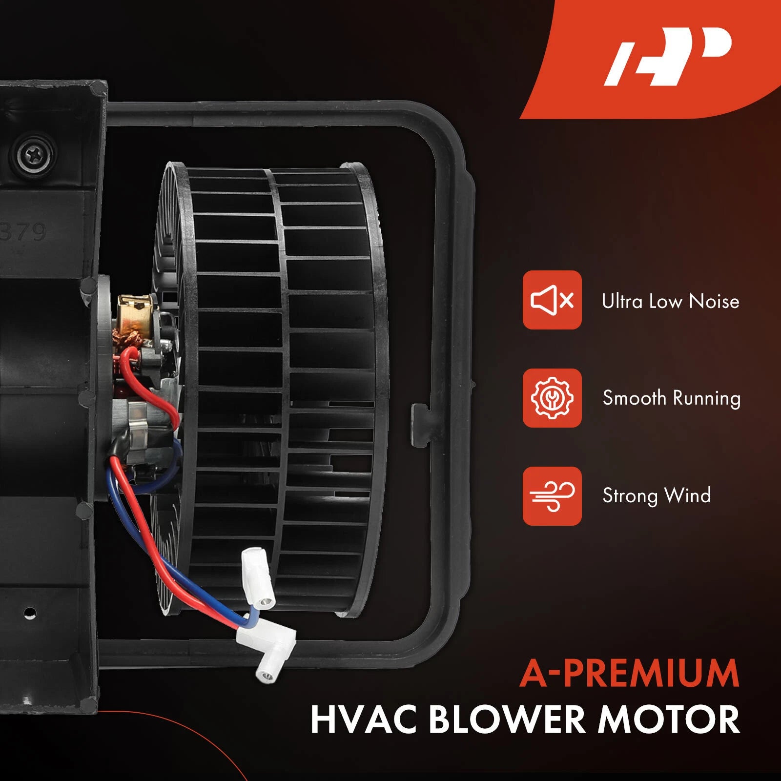 HVAC Blower Motor with Wheel for BMW E38 E65 740i 740iL 750iL (1995–2001)