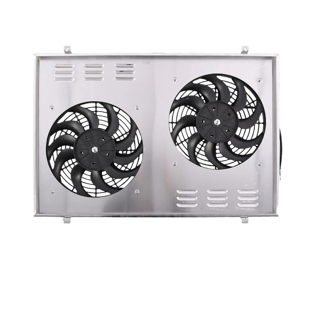 Electric Radiator Fan + Shroud for Chevy C/K C10 C20 C30 K10 K20 K30 (1973–1987)