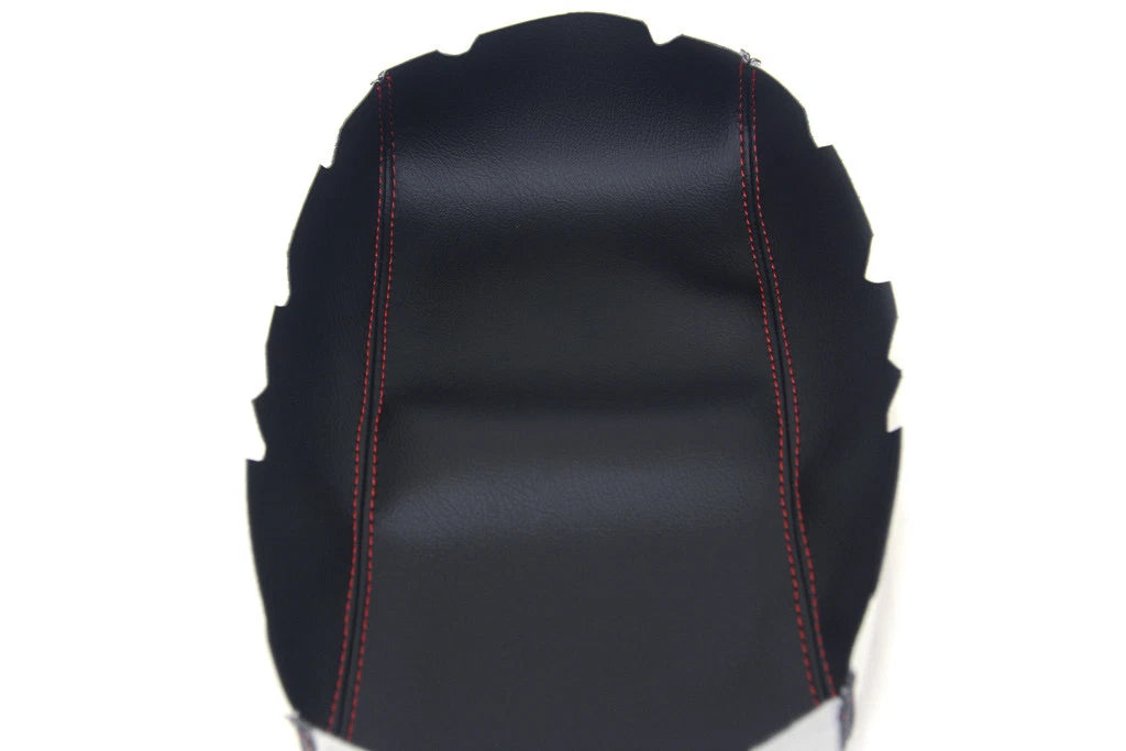 Center Console Armrest Cover for Nissan Rogue (2008–2013) Red Stitch