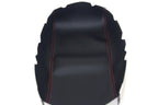 Center Console Armrest Cover for Nissan Rogue (2008–2013) Red Stitch