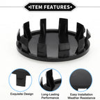Set of 4 Wheel Hub Center Caps for BMW 5 Series G30 (2017–2023) 56.5mm OD