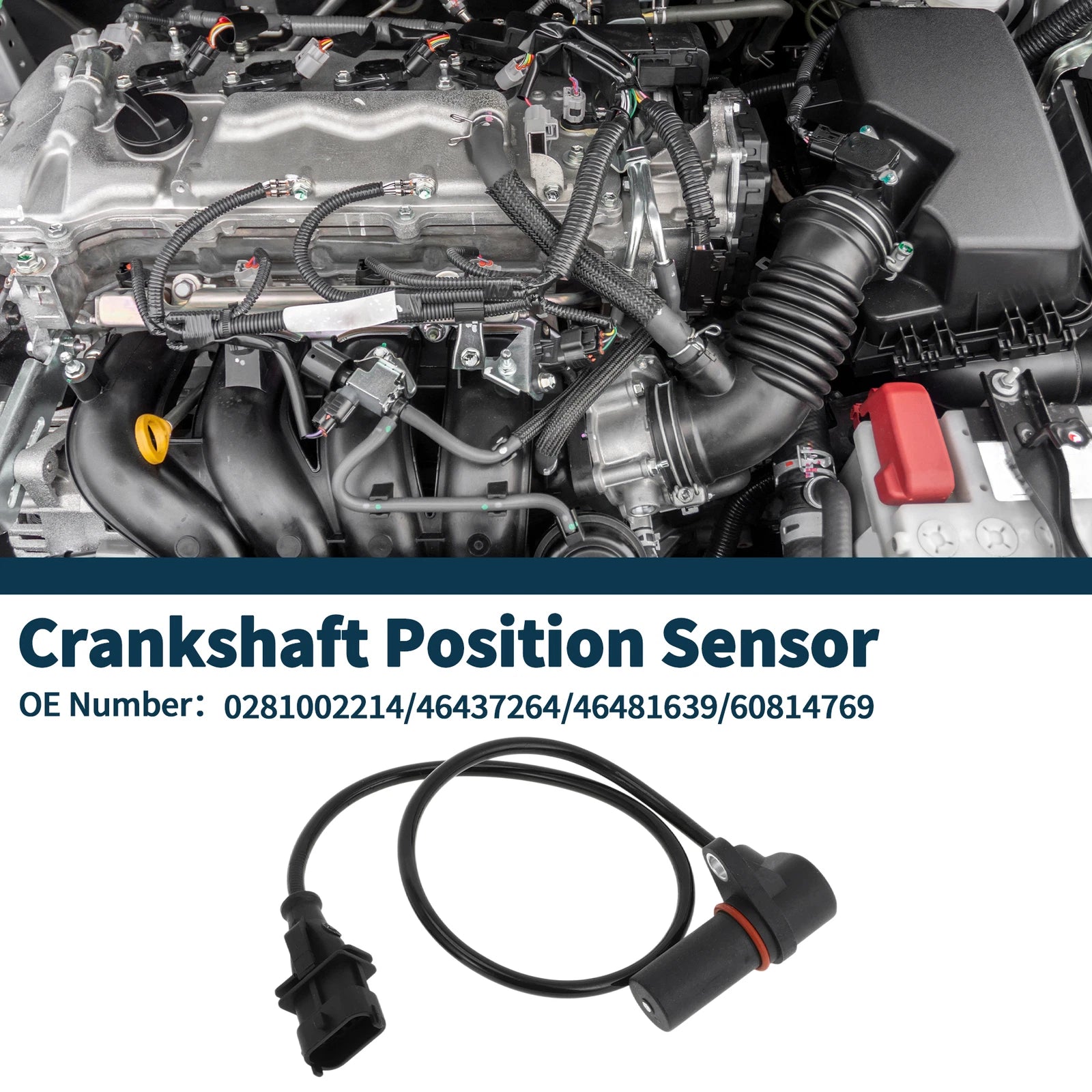 Crankshaft Position Sensor for Chevrolet Colorado 2.8D (2005–2012) No. 0281002214