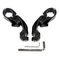 1 1/4'' Adjustable Engine Guards Footpeg Short Angled for Harley