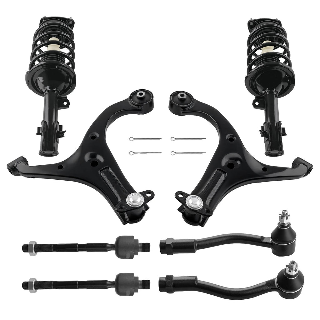 Front Struts Coil Spring w/ Control Arms for Hyundai Accent Kia Rio (2006–2011)
