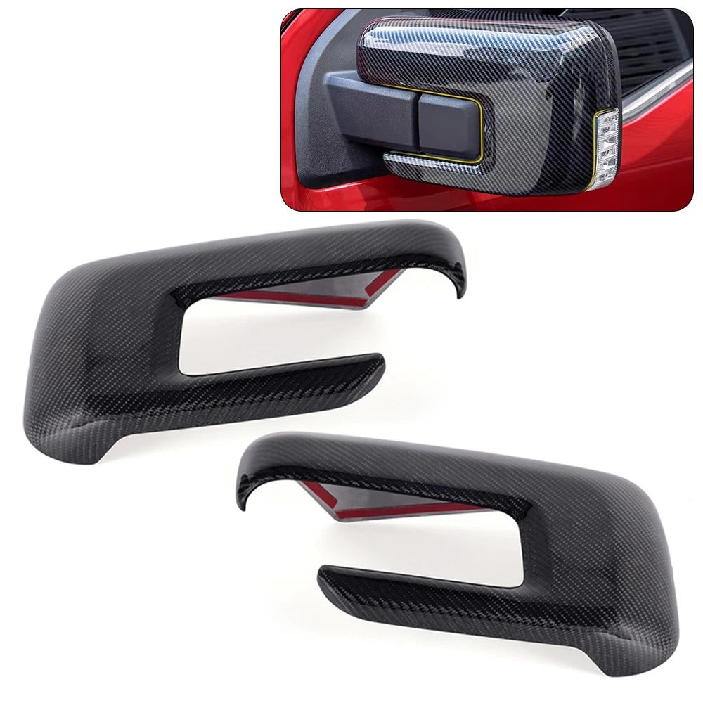 Real Carbon Fiber Rearview Mirror Cover Caps for Ford F150 (2021–2023)
