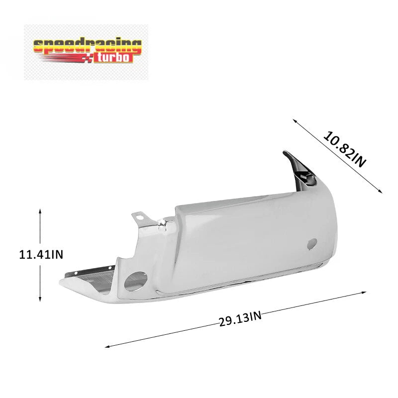 Chrome Rear Left LH Bumper End for Ford F450 F550 SD (2008–2016)