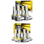 Set of 2 AUXITO H11 H8 9006 9005 CANBUS LED Headlight Bulbs for