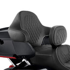 King trunk passenger backrest for Harley Electra Glide, Street Glide (2014–2023)