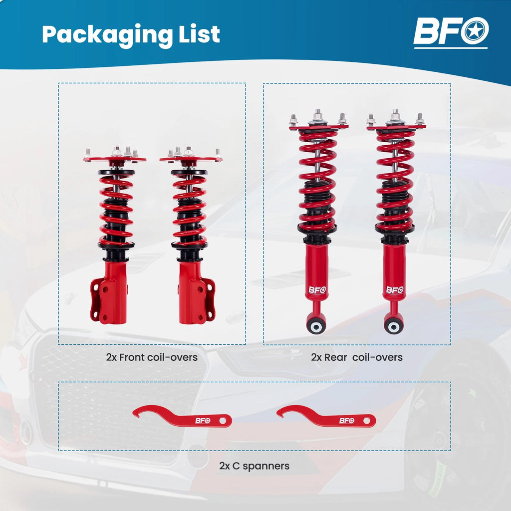 Coilovers for Mitsubishi 3000GT FWD Z11A (1991–1999)