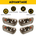Set of 2 Door Handles for Toyota Camry (2002–2006) Inner Beige