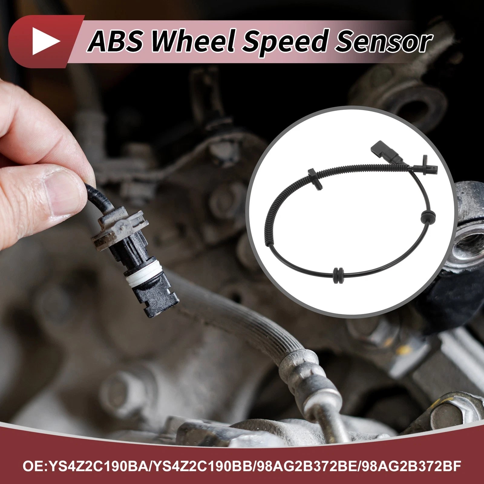 ABS Wheel Speed Sensor No.YS4Z2C190BA for Ford Focus (2000–2007)