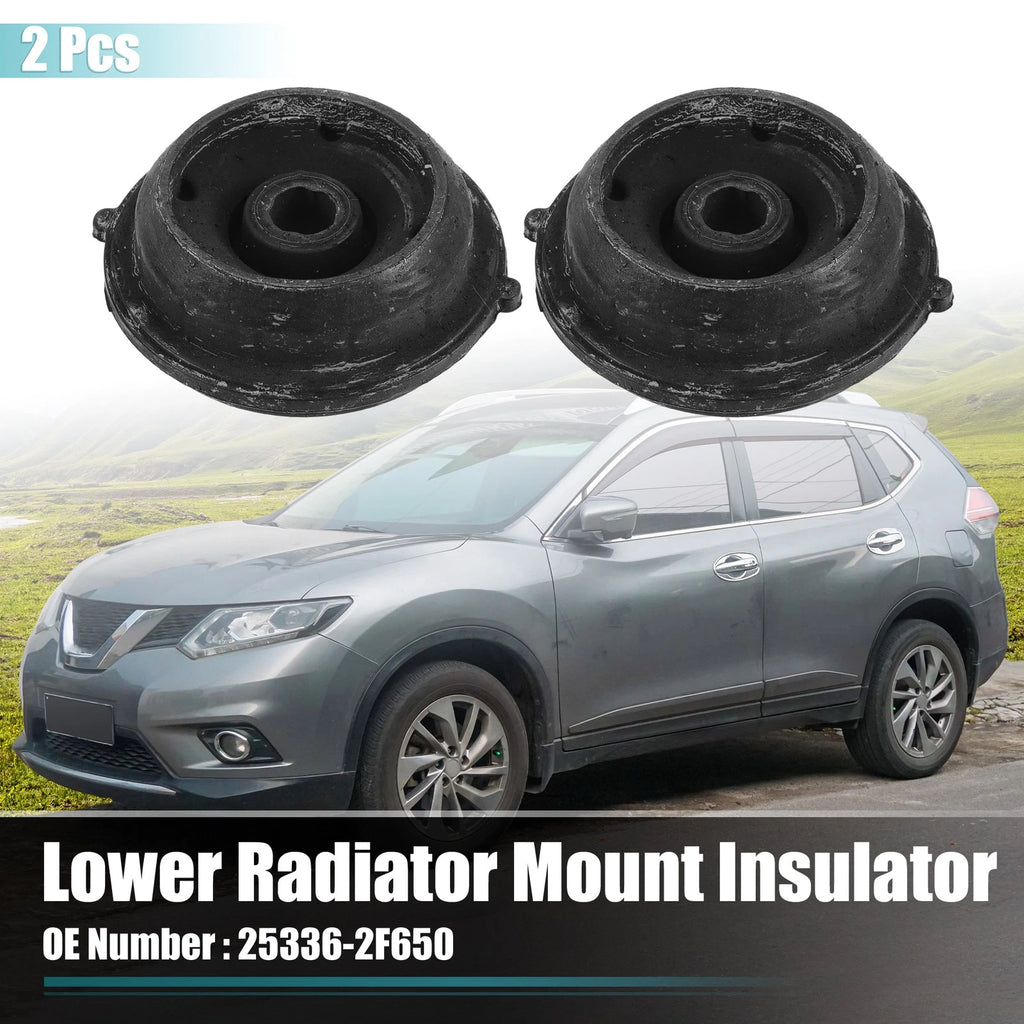 2X Rubber Lower Radiator Mount Insulator for Hyundai Santa Fe (2021–2023)