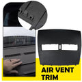 Front Upper Dash Air Vent Trim Bezel Cover for Nissan Versa (2007–2012)