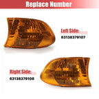2x Front Corner Signal Parking Lights for BMW 7-Series (1998–2001)