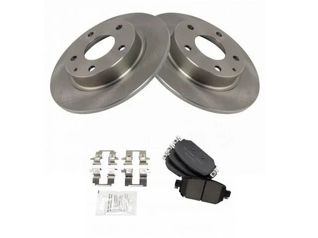 Rear Brake Pad and Rotor Kit for Mazda 3 (2017–2018) WG615RY
