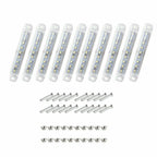 Set of 10 LED Side Clearance Marker Lights for Truck Car (12V)