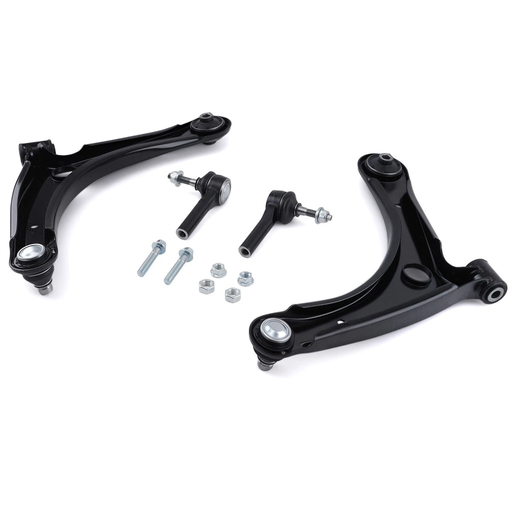 4pc Front Lower Control Arm Set for Dodge Caliber (2007–2012), Patriot (2007–2017), Compass (2007–2017)
