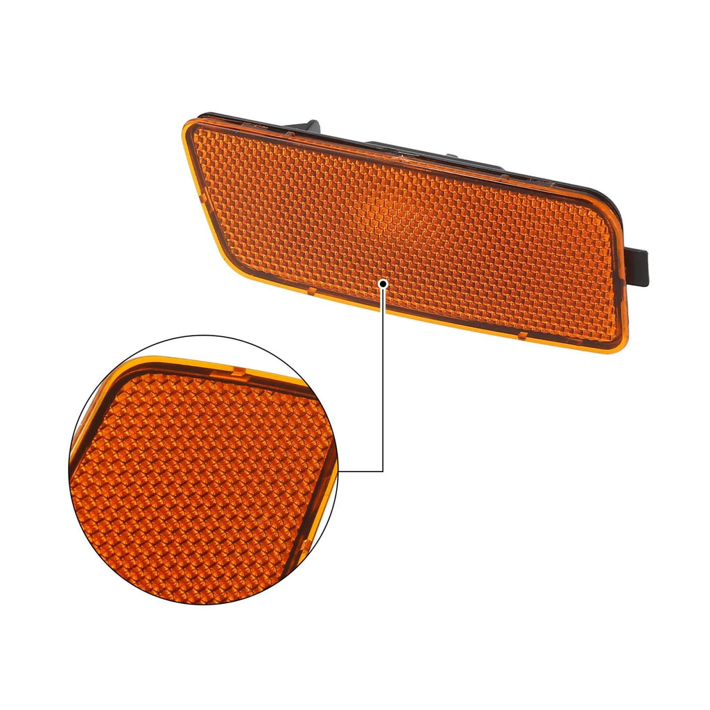 Pair of Amber Lens Front Bumper Side Markers for Volkswagen GTI (2010–2014)