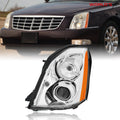 Driver Left Headlight for Cadillac DTS (2008–2011) HID Chrome Housing
