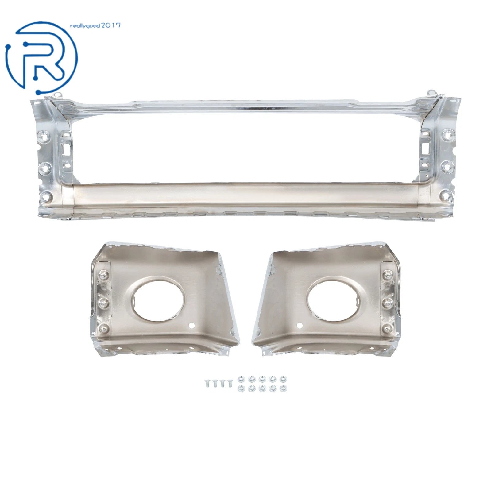 Chrome Split Front Bumper Face Bar for Toyota Tundra (2007-2013)