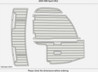 EVA Foam Pads for MB SportS B52 Swim Platform Cockpit (2003)