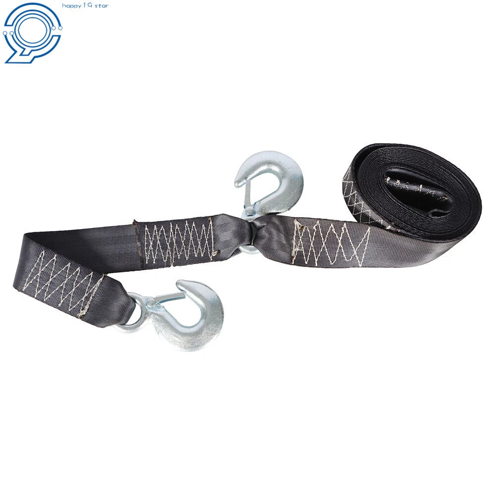2" x 20' Winch Strap for Towing Boats Jet Ski Trailer with Safety Hook