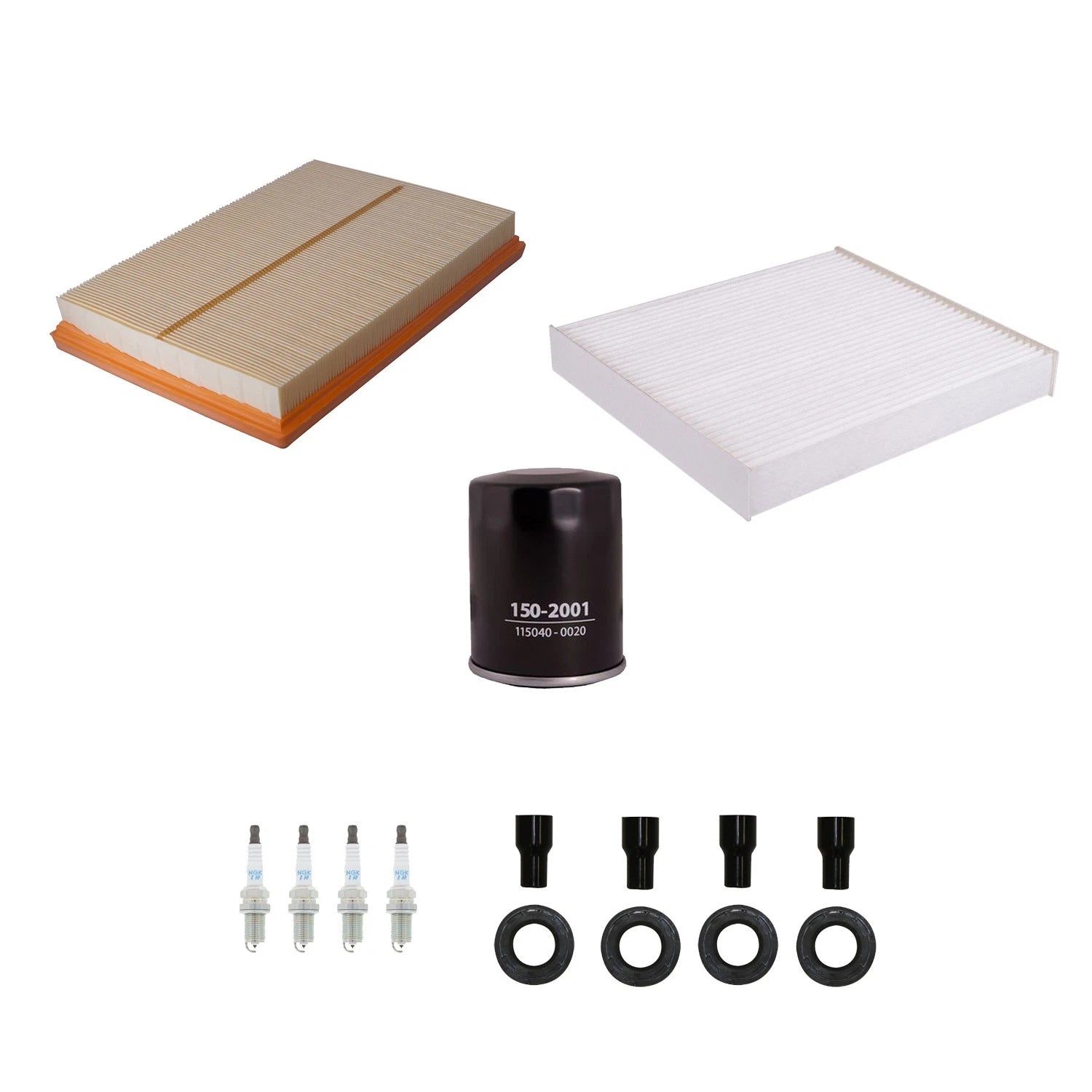 Tune Up Kit with 4 NGK Spark Plugs & Boots for Lexus HS250h (2010–2012)