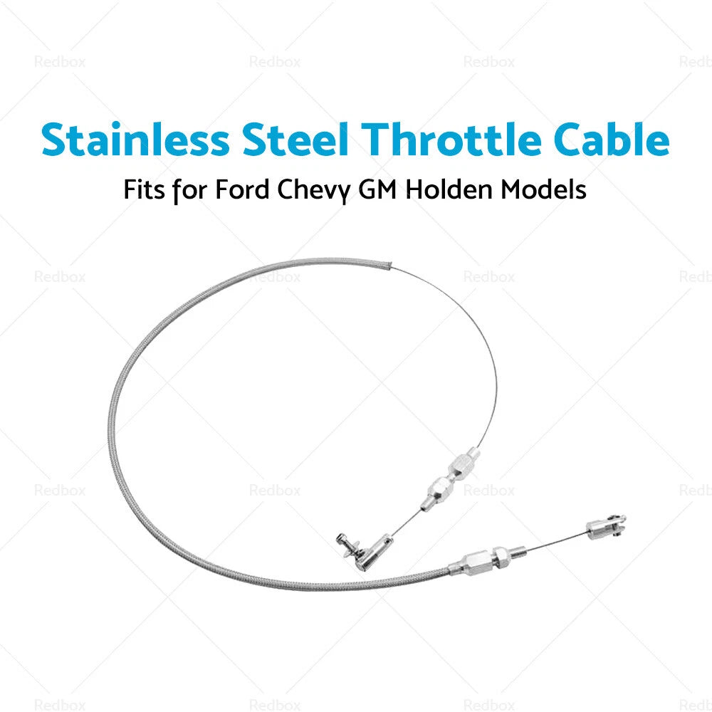 36" Braided Stainless Steel Throttle Cable for Ford Bronco (2018–2021)